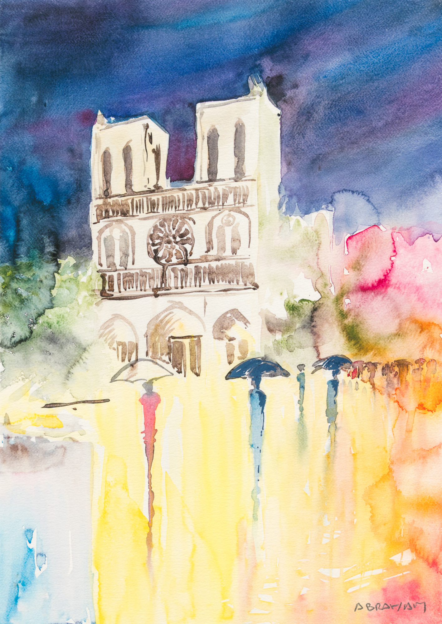 Patrick Abraham (French, b.1955)Notre Dame de Paris