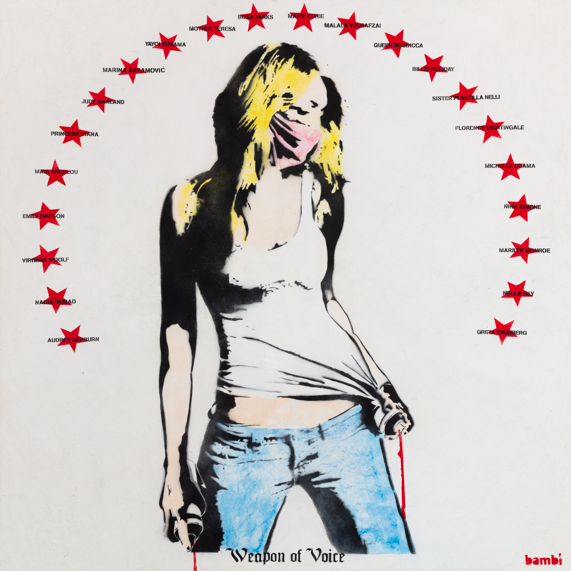 Bambi (British, b.1982), Weapon of Voice