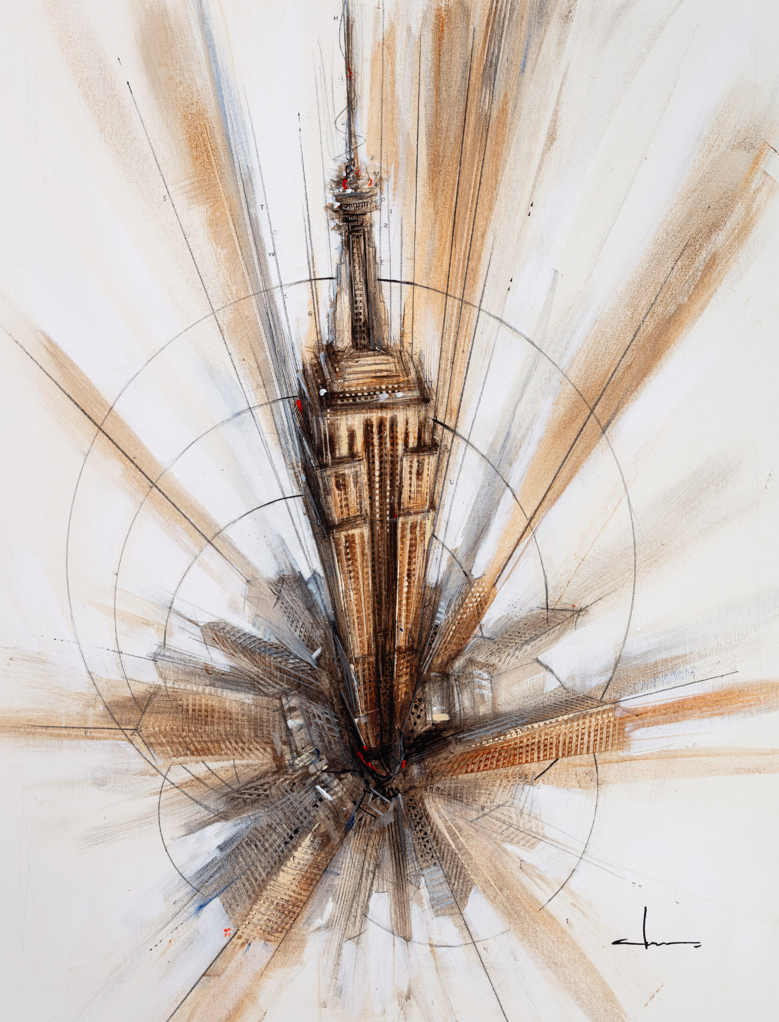 Abraham Pinto (Spanish, b.1976)Empire State Building