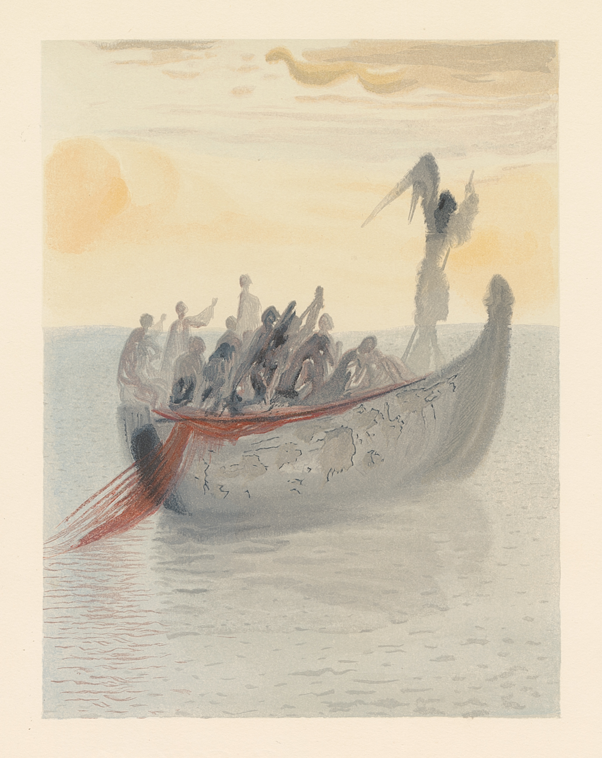 Salvador Dali (Spanish, 1904-1989)The Ship of Souls